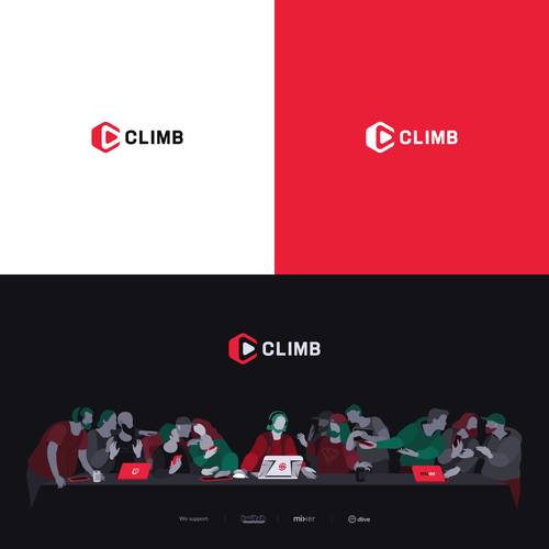 Logo redesign for live stream promotion network Design by H A Y Z A