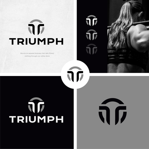 Sophisticated and modern fitness apparel logo needed to attract the fitness community デザイン by casign