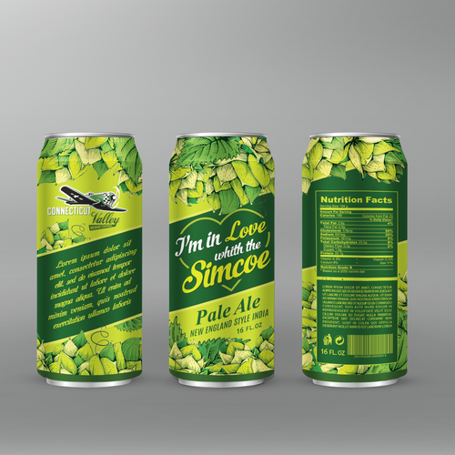 Design a can wrap for our Brewing Company's newest beer! Design by maxgraphic