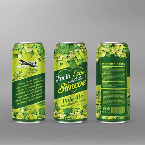 Design a can wrap for our Brewing Company's newest beer! Réalisé par maxgraphic