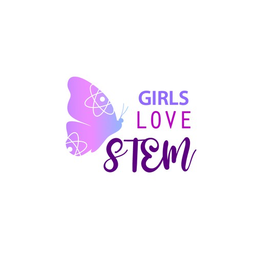 Girls Love STEM (Science, Technology, Engineering, Math) Design by adele.s