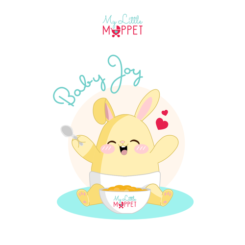 Design a Mascot for a healthy organic indian baby food brand  which embodies the essence of a cute c Design by Yekagp