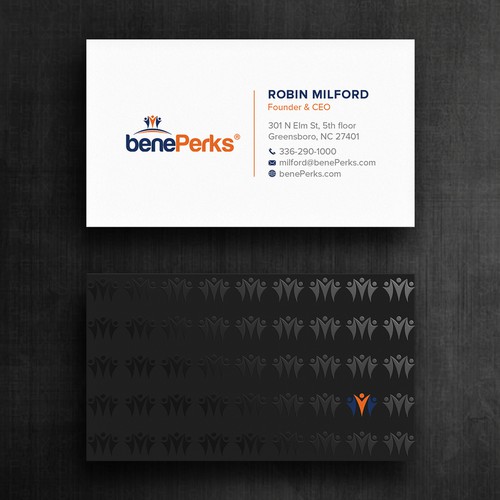 Biz Cards for fast growing company Design by Felix SH