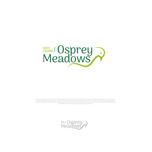 Golf Course Logo - Osprey Meadows Golf Course at Tamarack Design by reflect the style ™