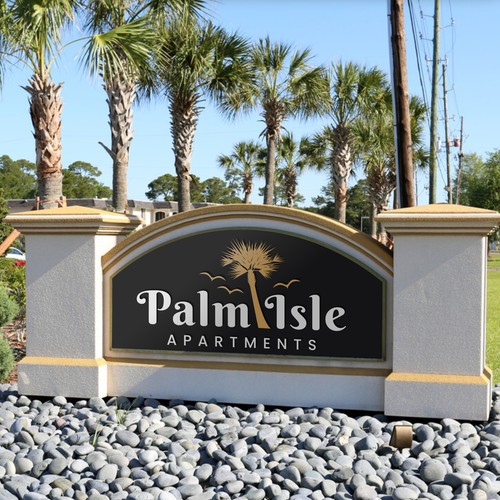 Rebrand/Redesign the logo for Palm Isle Apartments!! Design by Rav Astra