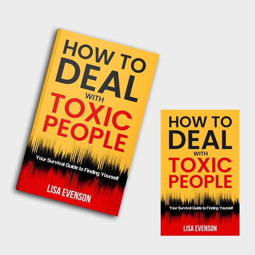 コンペ「Design an Inspiring and Eye-Catching Cover for a Book on Dealing with Toxic People.」のデザイン by Hisnaさん 