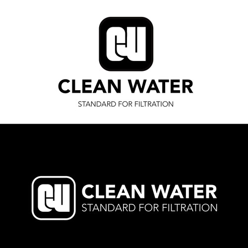 Simple Clean Logo for Water Filtration Company Design by FAdzign