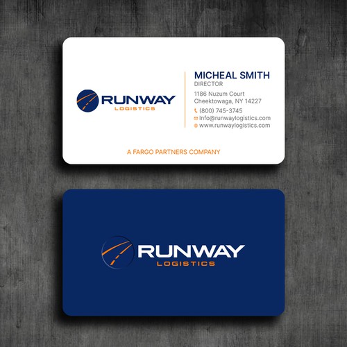 Design di Runway Logistics Business Card di RENEXIT