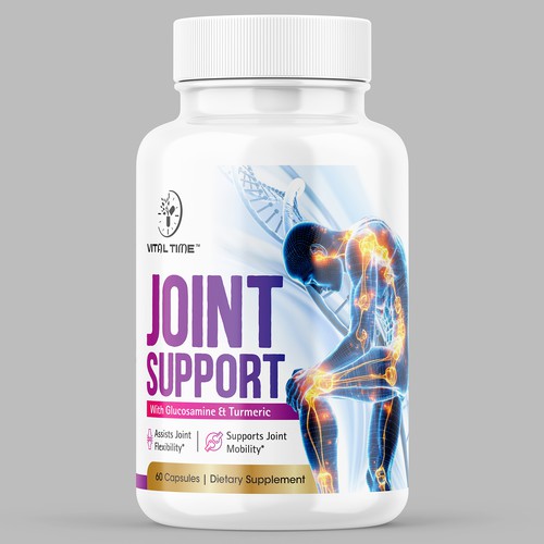 Supplements label Design by Qalandar