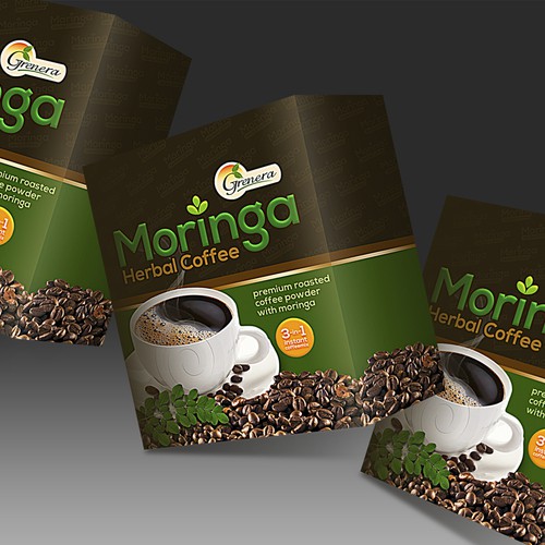 Moringa Herbal Coffee Diseño de rafjam