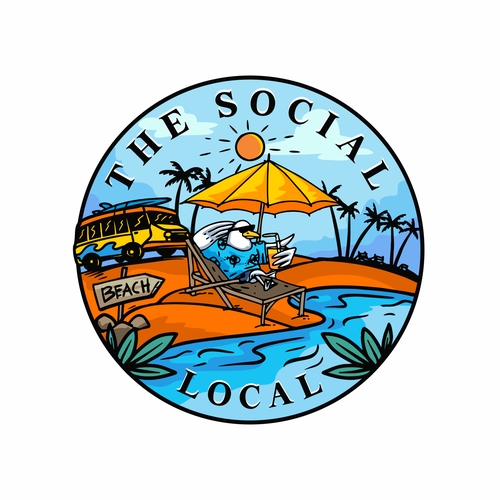 Beachy Clothing Brand Logo Design by Ongie