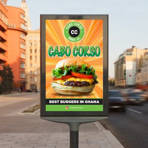 Billboard for Burger Company Design by KKart