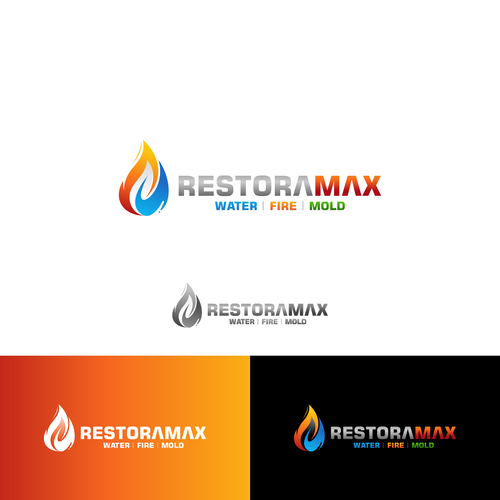 Restoration Company Branding. Design by Zn Digital