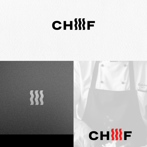 "CHEF": Food & Cooking Social Media Logo Design by ∴ Maha Ji ∴