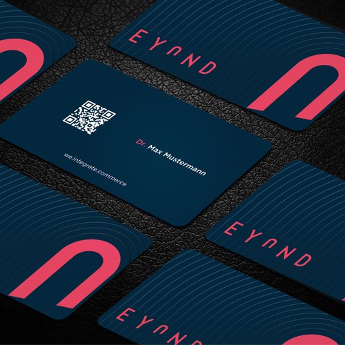 Visitenkarte mit QR Code Design by LAXMI DESIGNHUB