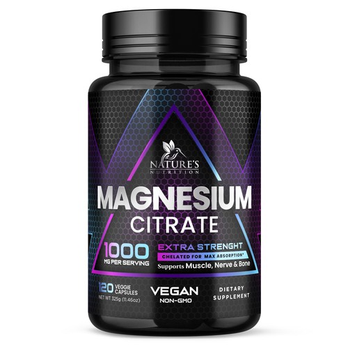 Premium Magnesium Citrate Design needed for Nature's Nutrition Design by Davi Giolo ★