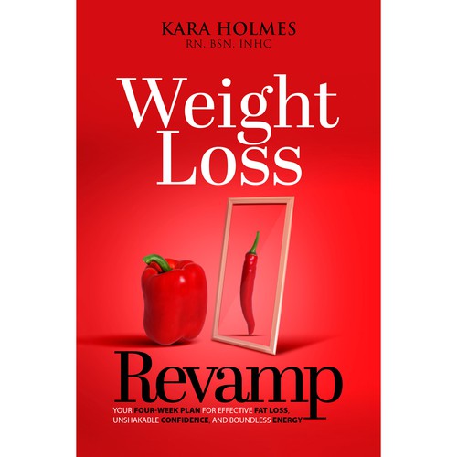 Design an eye-grabbing, compelling cover for a book on lasting weight loss Design by Aaniyah.ahmed