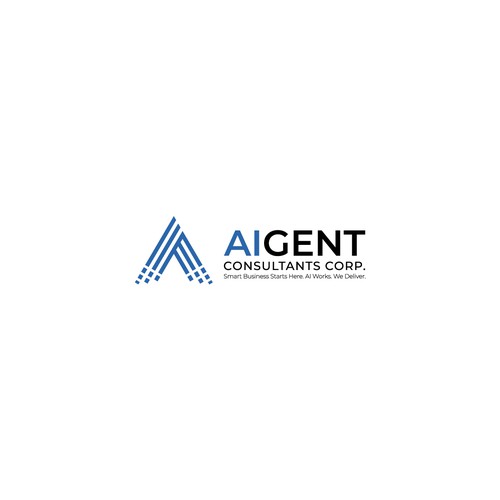 AI Agent Company: Appealing to small to medium sized businesses. Design by oakbrand™