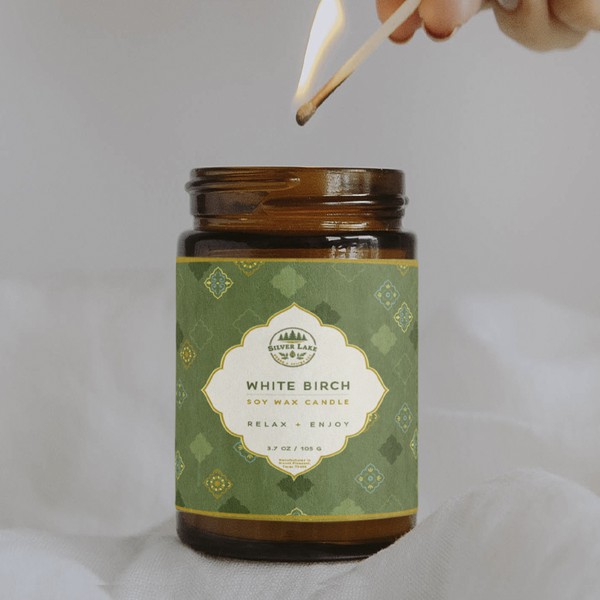 Candle lable Moroccan style