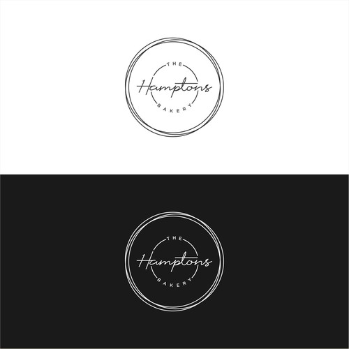 The Hamptons Bakery Logo Design by muha.dsgn