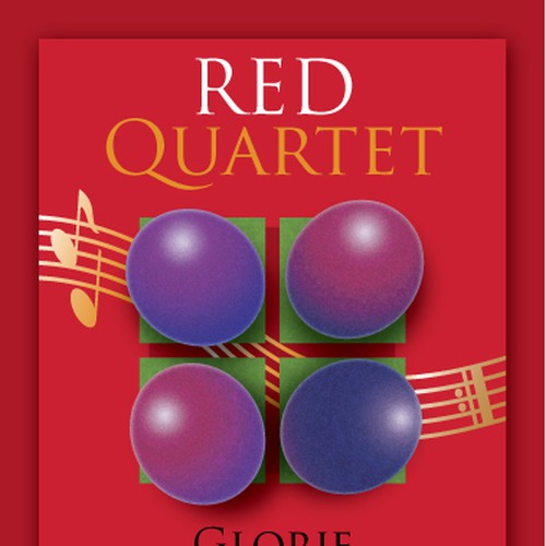 Glorie "Red Quartet" Wine Label Design デザイン by Tiger