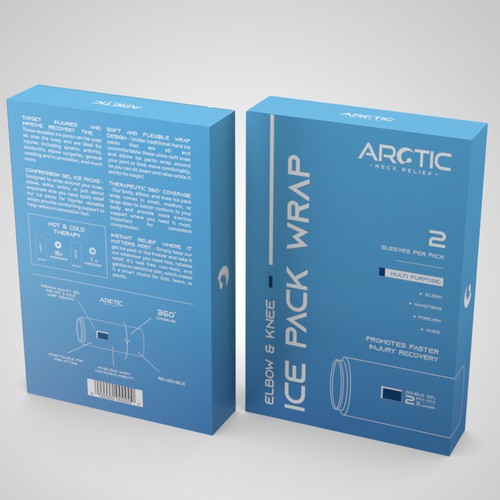 Package Design for Cold Compression Ice Sleeve Design by Pice Wilf
