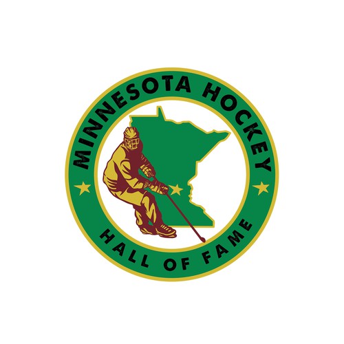 MN Hockey Hall of Fame Logo Design von rifally