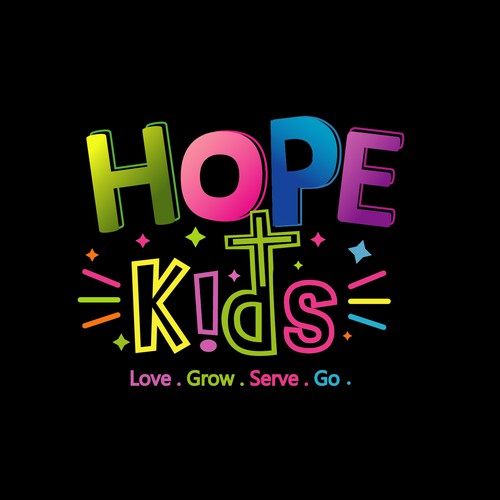 We need a fun, unique logo to launch our new kids church ministry! Design by Bila Designs