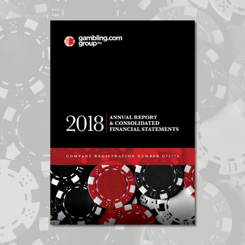 Annual Report Cover for Gambling.com Group Ontwerp door MK_Design