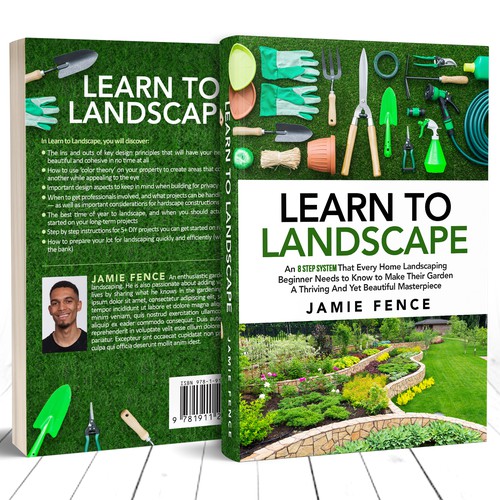 LOOKING FOR A UNIQUE AND BEAUTIFUL BOOK COVER DESIGN FOR A HOME LANDSCAPING BOOK Design by ryanurz