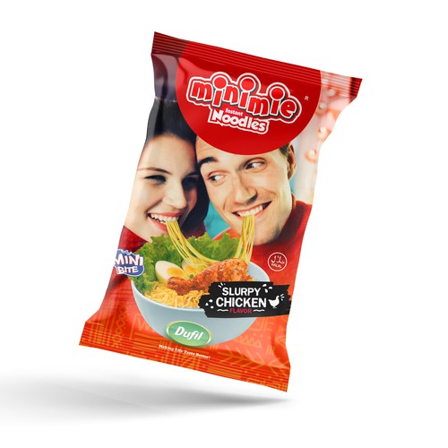 New packaging Design for Minimie Noodles Design by RK Studio Design