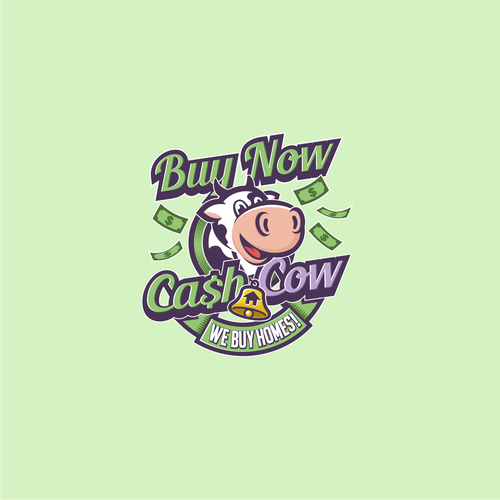 Buy Now Cash Cow Logo Logo Design Contest 99designs