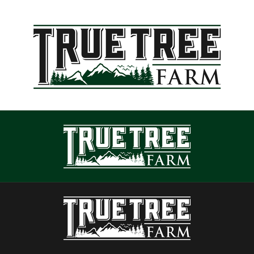 Organic logo for high elevation tree farm in Arizona. Design by Brainstorming_day