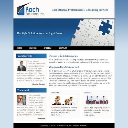 $500.00 Website template (Design only) Design by deadbit