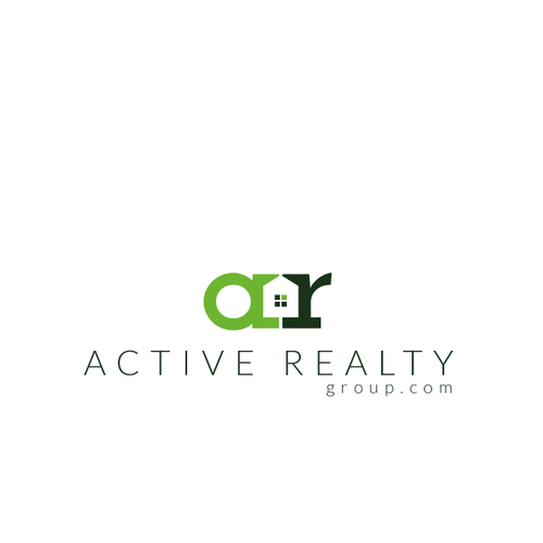 Rebrand capturing logo for real estate firm Active Realty  Design by pulestar