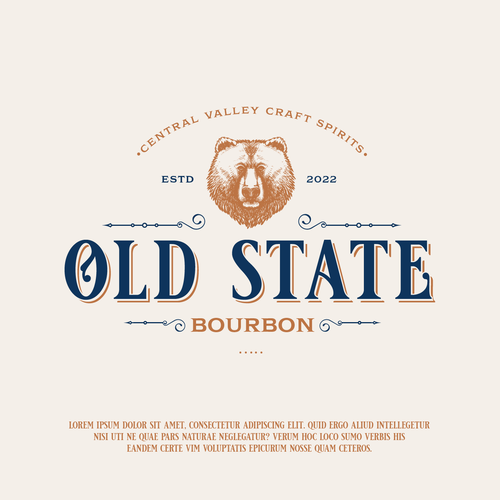 Logo design for a new Bourbon Whiskey company. Design by ∙beko∙