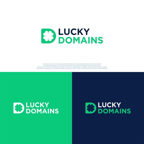 Design a logo and business card for LuckyDomains.io Design by pronine9