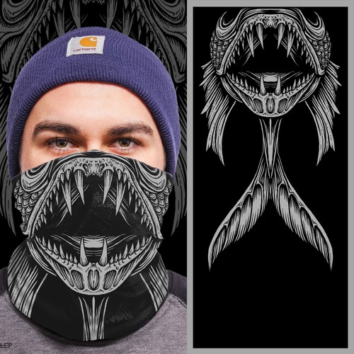 Dangerous looking fish illustration for fishing clothing line, Other  clothing or merchandise contest
