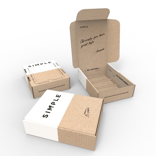 SIMPLE shipping box Design by znakovanj