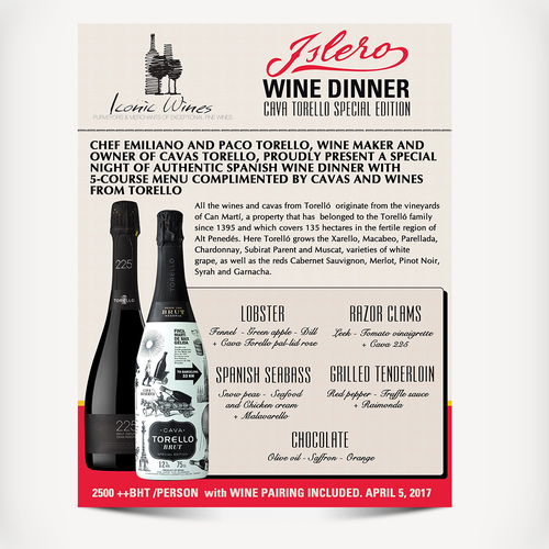 Tasting Menu Design Design by Nevermura