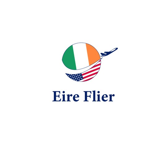 The Eire Flier logo Diseño de Eric Studio