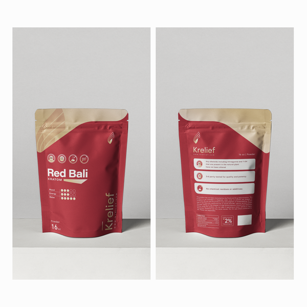 Krelief Kratom Packaging