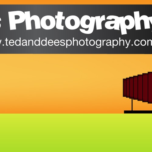 banner ad for Ted & Dees Photography Réalisé par lukakatic