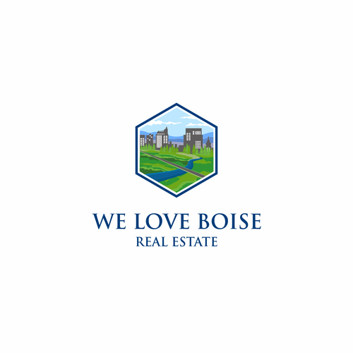 Logo creation capturing quality of life and moving to Boise, ID w/outdoors and downtown components Design by Ghouvan