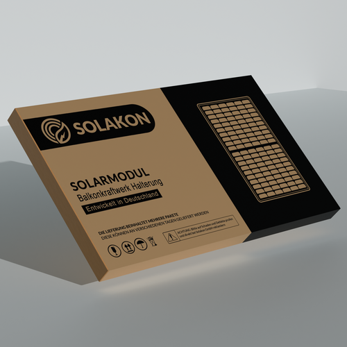 Create a nice Packaging Design for Solar Panels Design by 3D_NBL