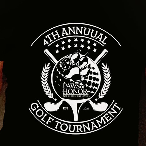 Diseño de 4th Annual Golf Tournament shirt design de ⭐ilLuXioNist⭐