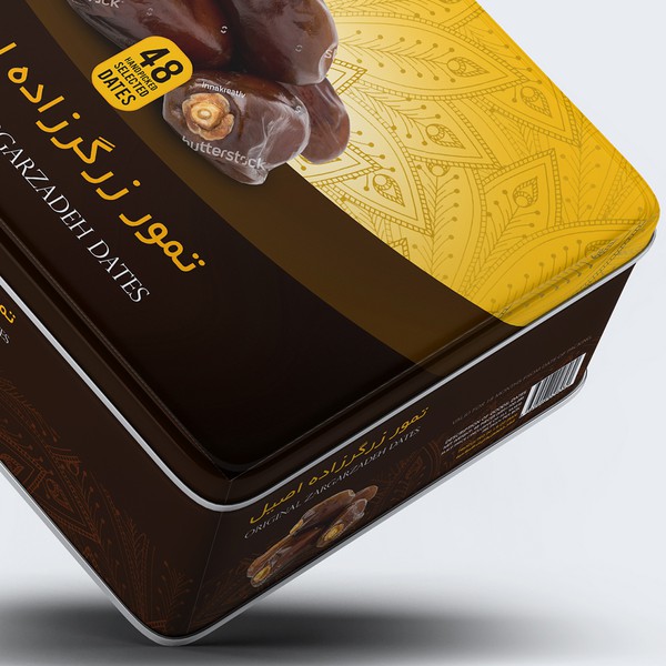 Design by Mizazney titled "Premium Dates Packaging"