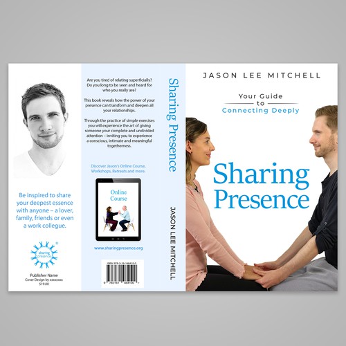 Mindfulness Book Cover on Sharing Presence Design by JePray