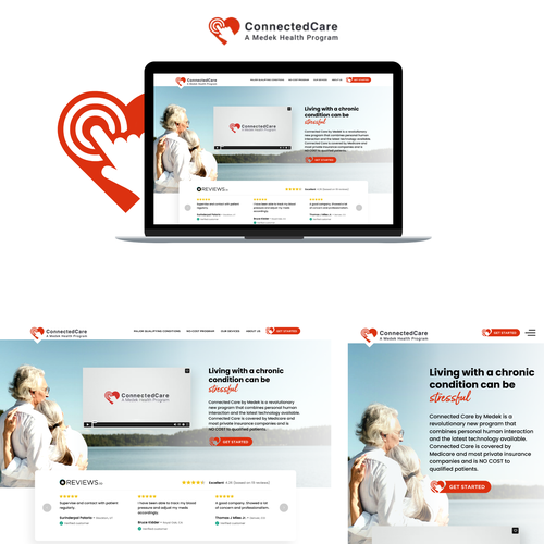 We need a stunning website redesign for Connected Care Design by -xxia-