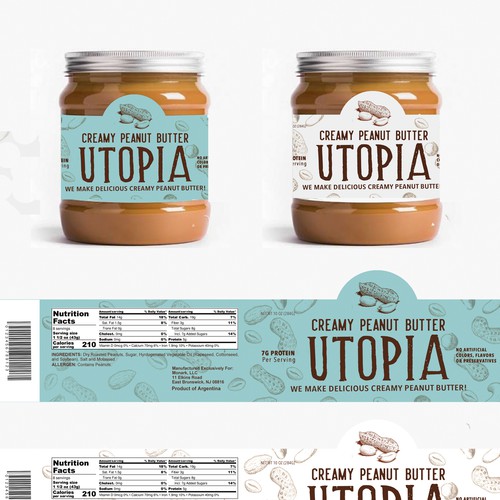 ** Looking for an EYE-CATCHING design for Creamy PEANUT BUTTER** Design by Cchick STUDIO